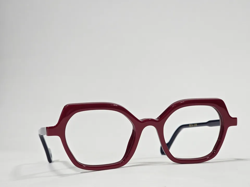 Xavier Derome Delta C219 monture hexagonale bordeaux