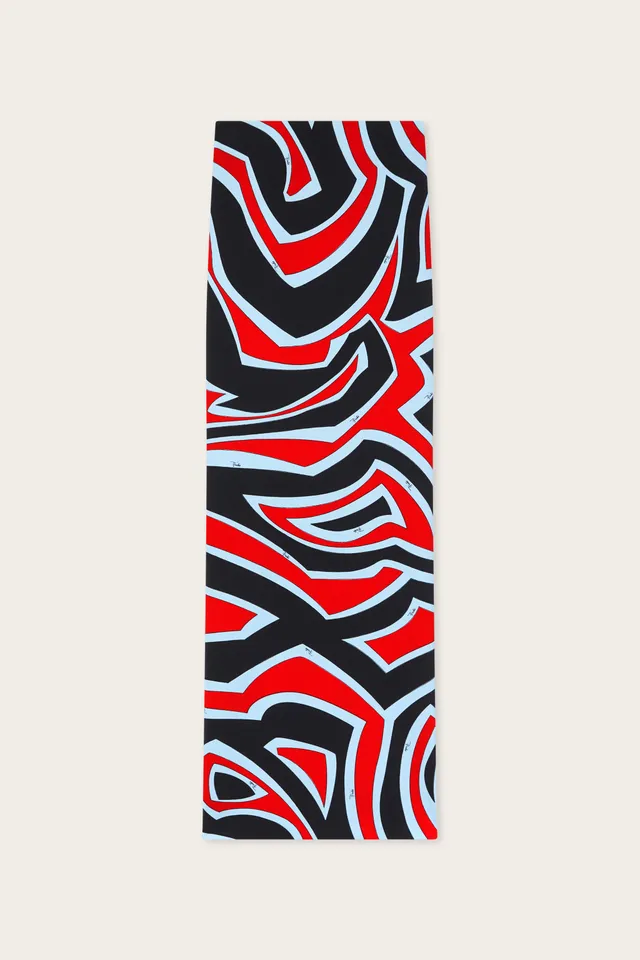 Emilio Pucci Labirinto jupe crayon rouge/bleu XS