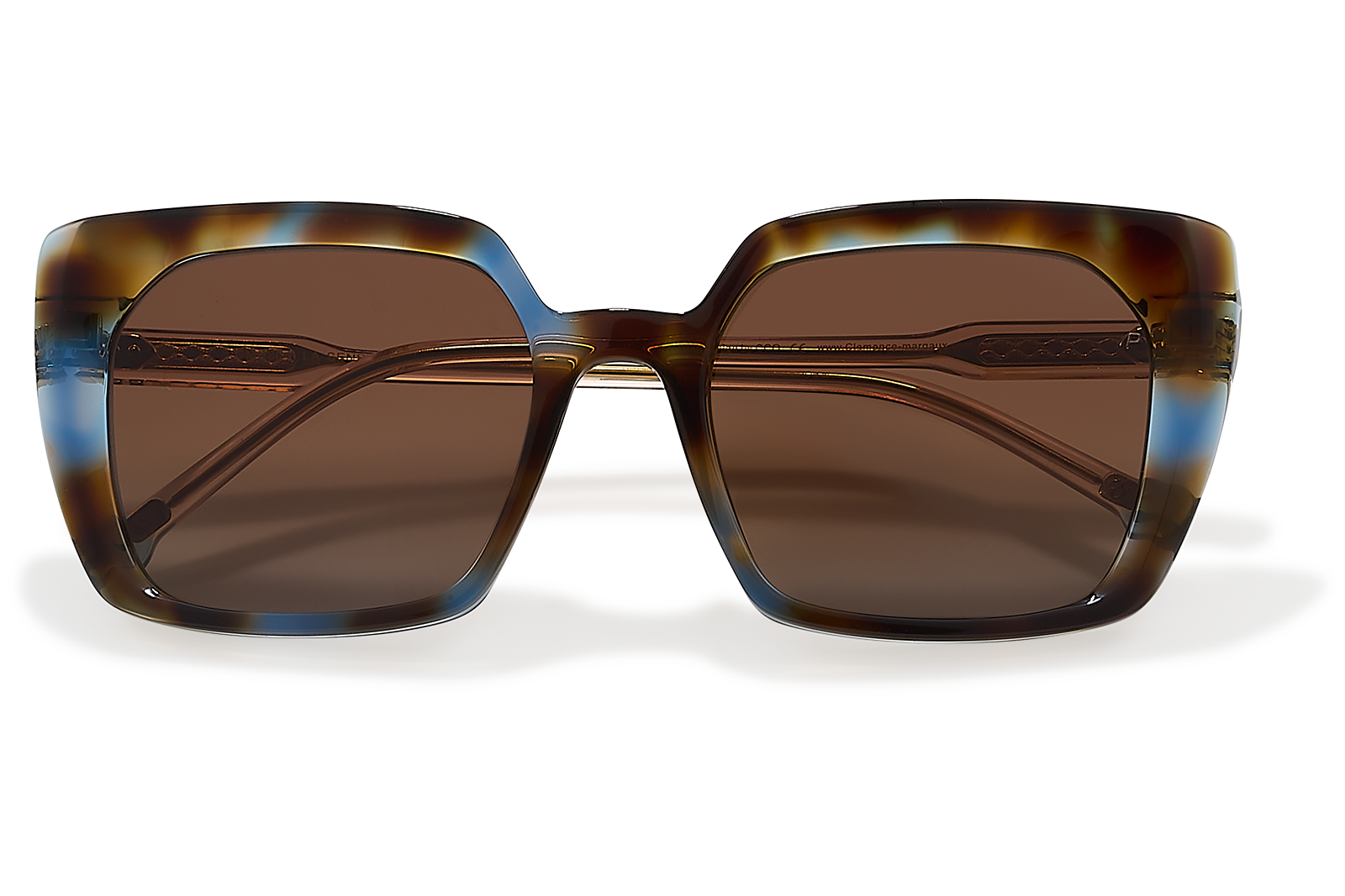 Clémence & Margaux Sensuelle lunettes de soleil Brun polarisé