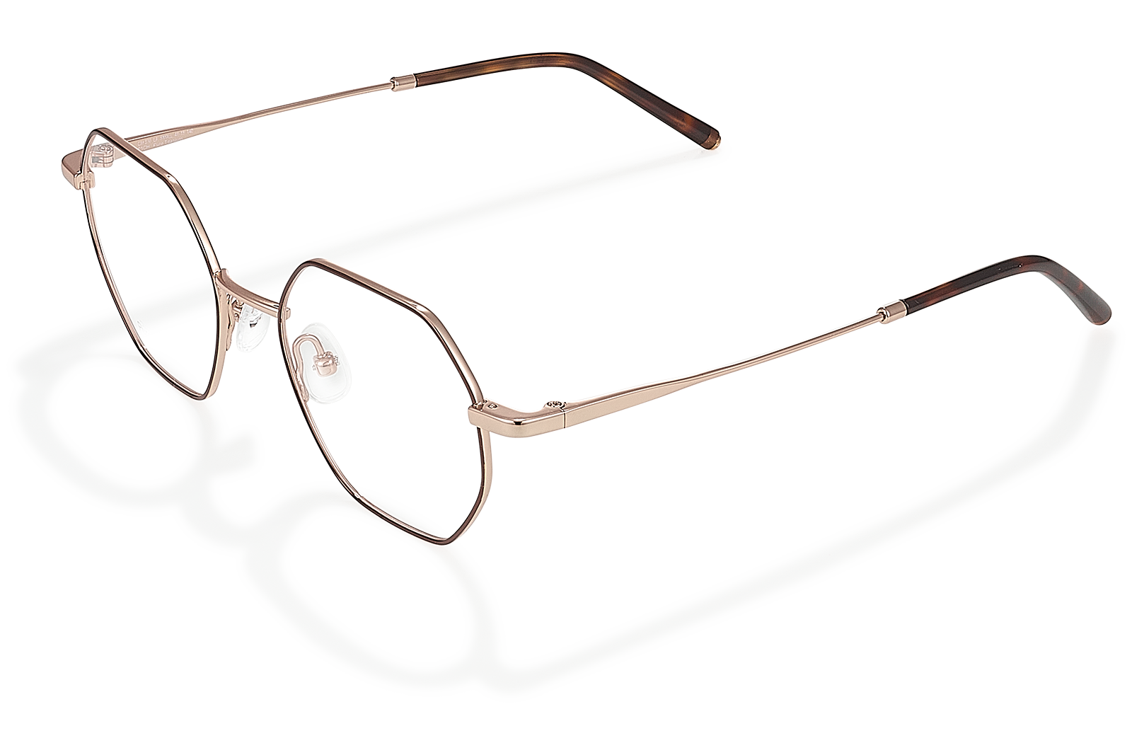 Clémence & Margaux La Small lunettes de vue Doré hexagonale