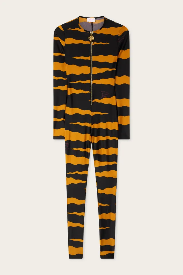 Emilio Pucci Dresses Tuta Fiamme combinaison black gold