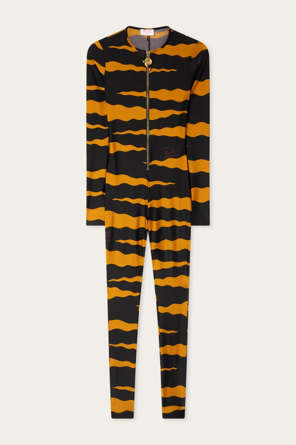 Emilio Pucci Dresses Tuta Fiamme combinaison black gold