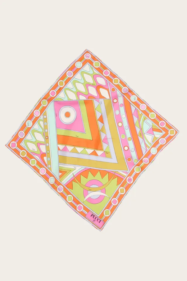 Emilio Pucci Silks Carré Vivara carré soie multicolor