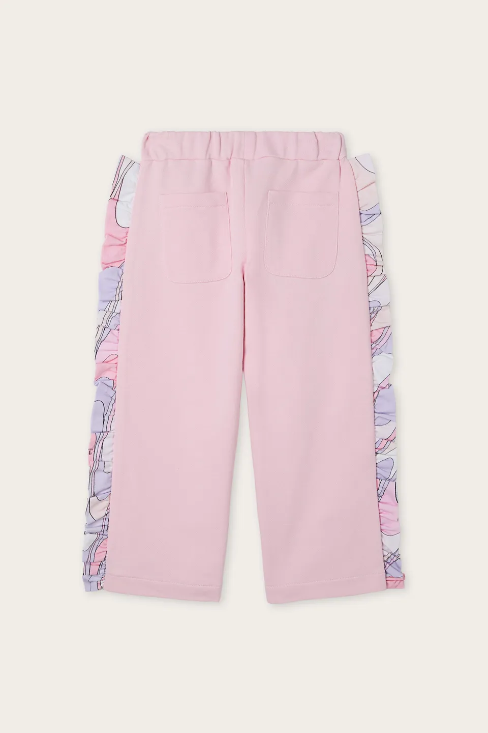 Emilio Pucci PANTS Joggers pantalon fille rose coton bio