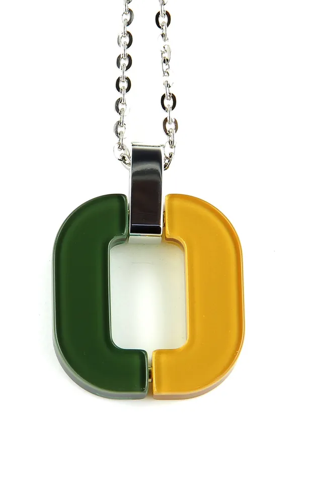 Xavier Derome PEN06 C259-263 pendentif bi-color acétate