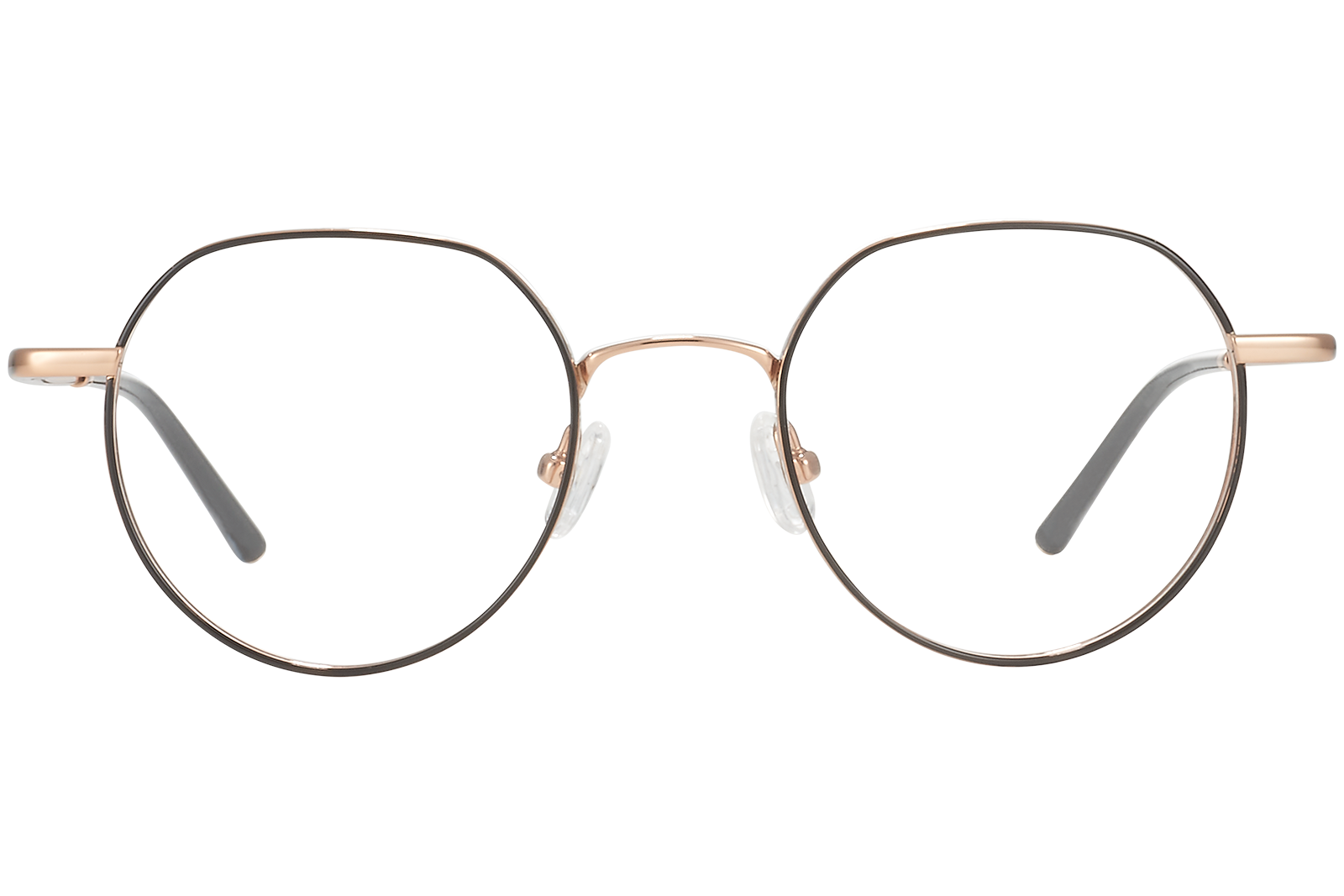 Clémence & Margaux L'Agile lunettes de vue Doré & Kaki pantos