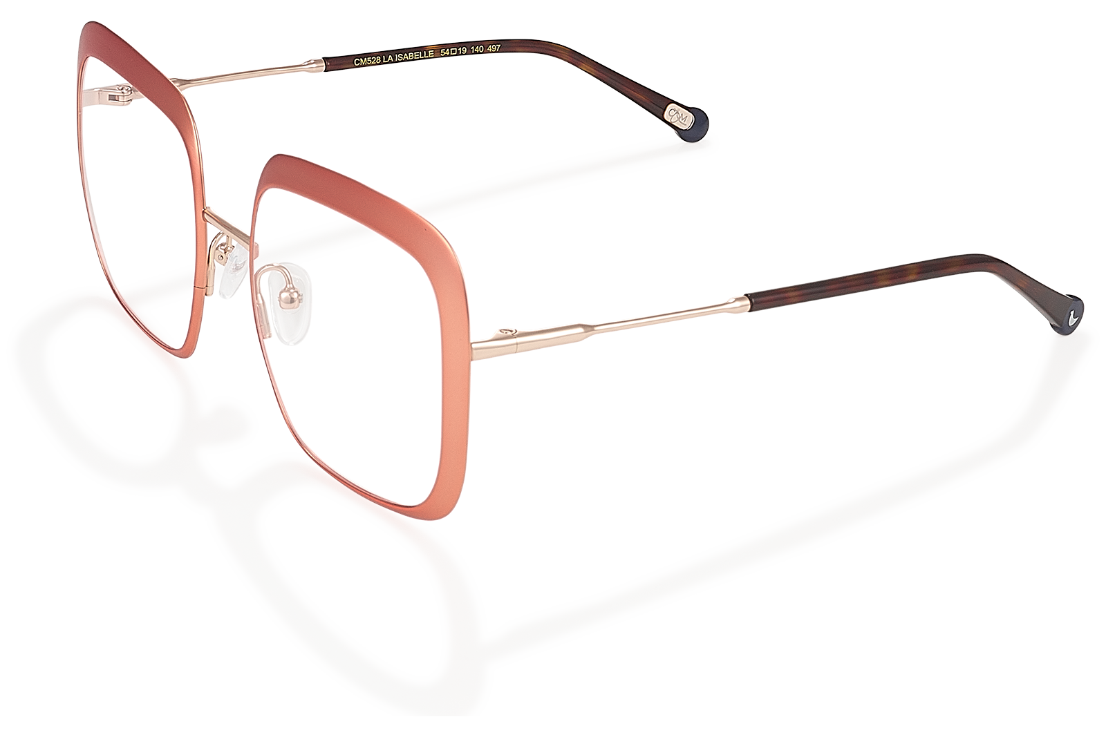 Clémence & Margaux Adèle lunettes de vue Rose femme carrée