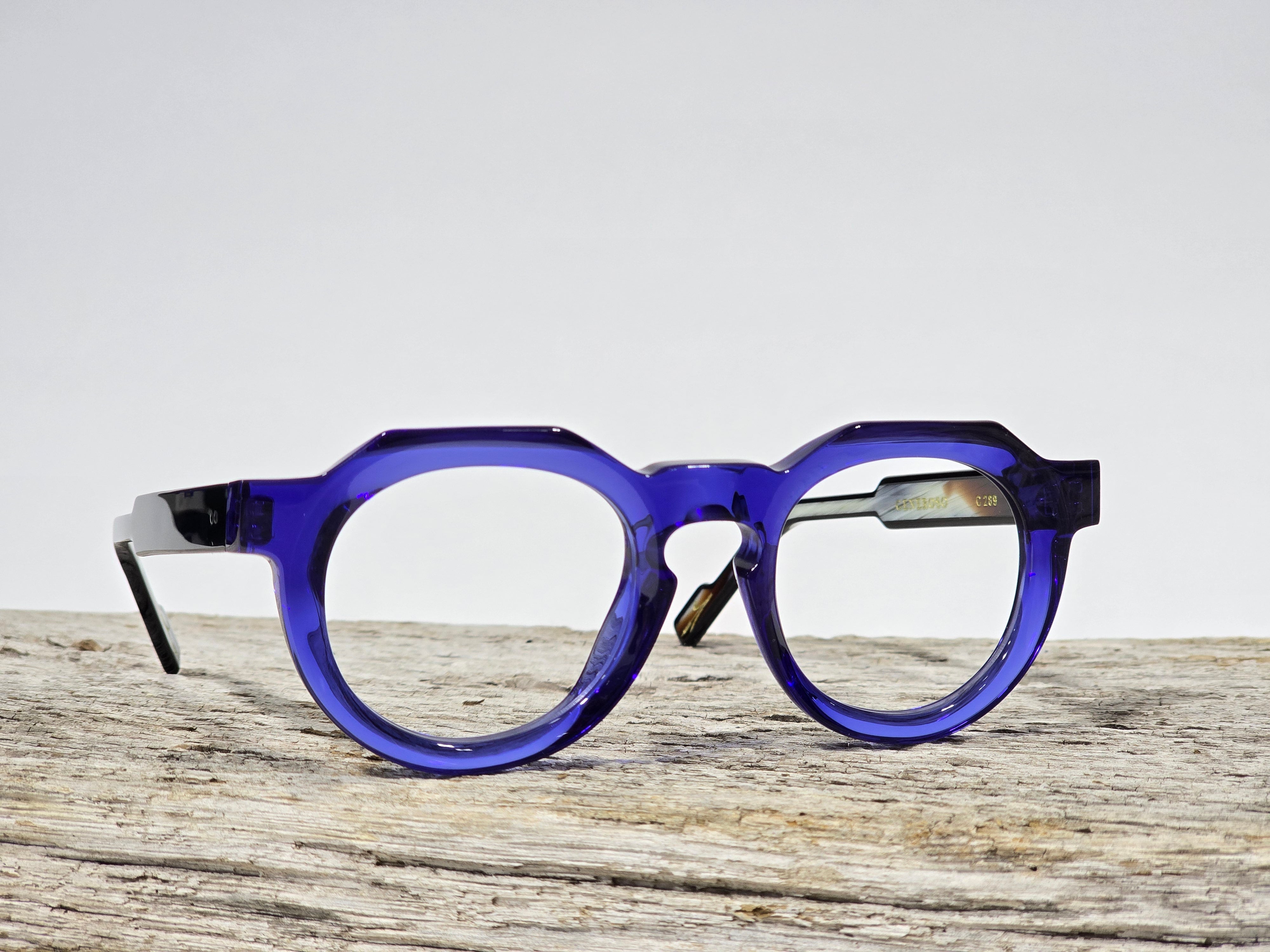 Xavier Derome Generoso C289 monture bleu roi ronde