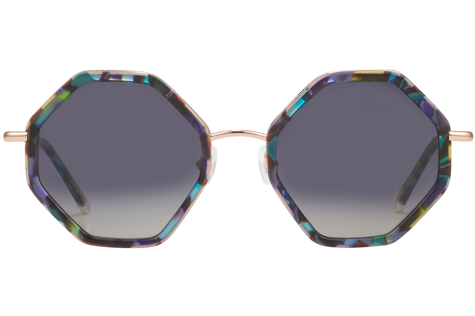 Clémence & Margaux La Fashion Week lunettes de soleil bleu