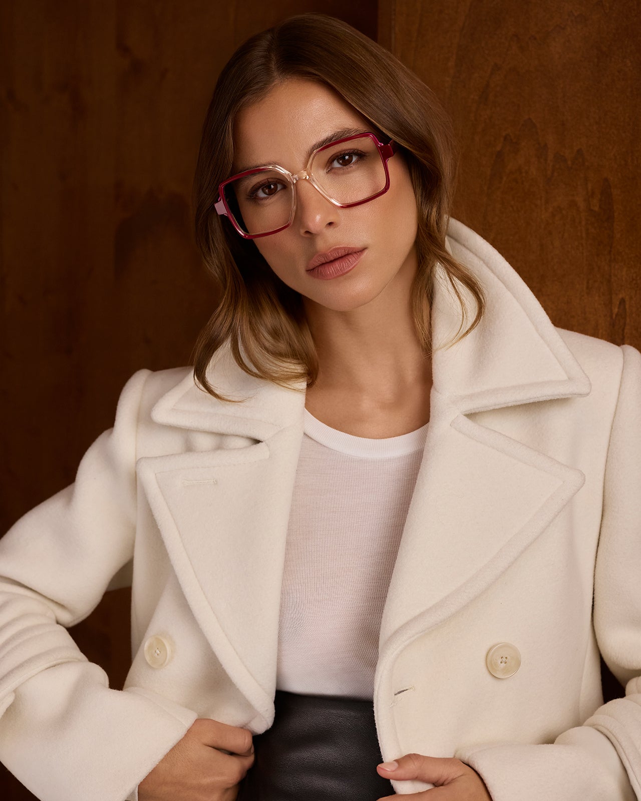 Clémence & Margaux La Amazing lunettes de vue rouge femme