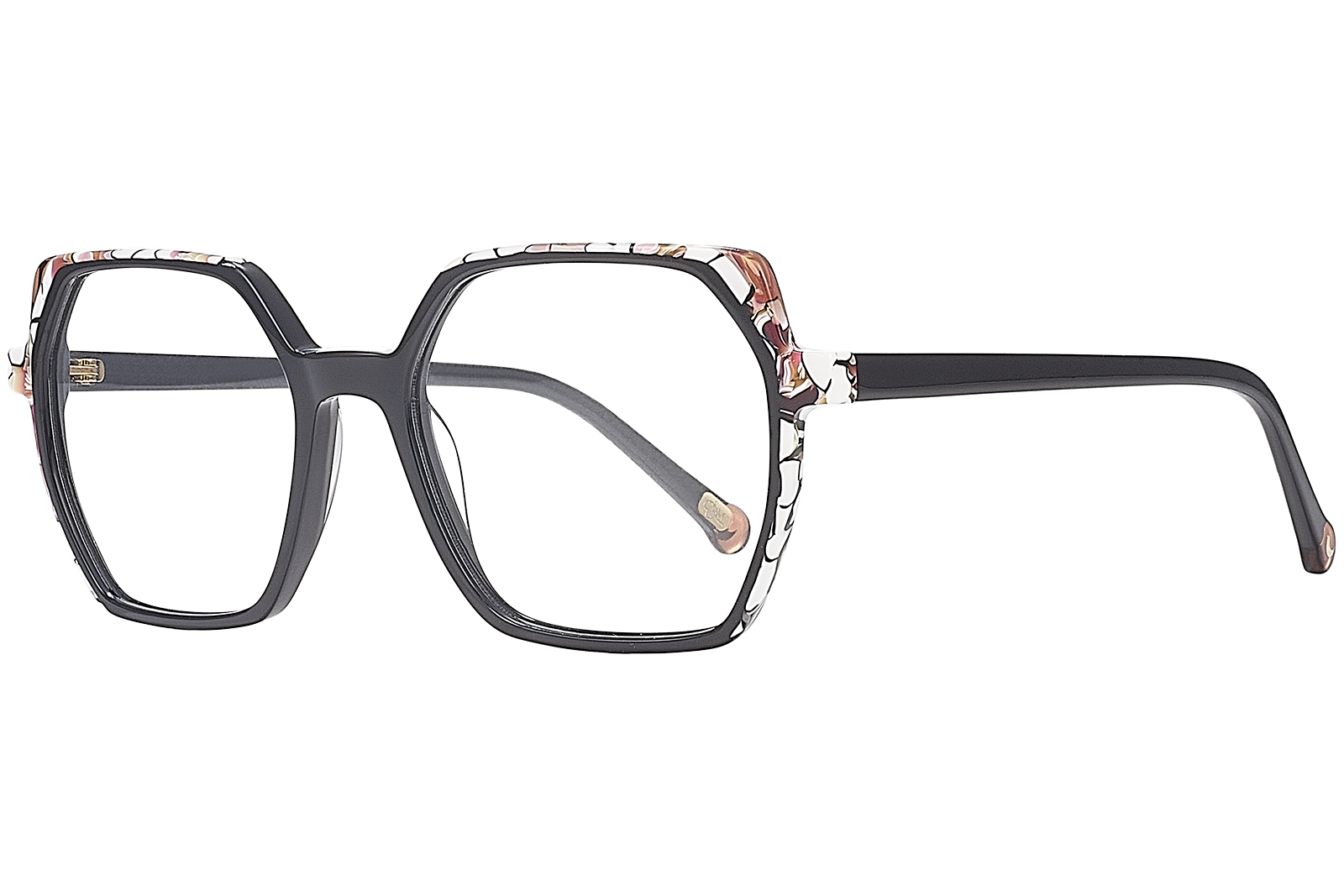 Clémence & Margaux Lemon-Tree lunettes de vue Moucheté Rose hexagonale