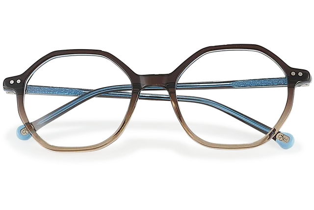 Clémence & Margaux La Réconciliante lunettes de vue Dégradé Brun & Gris