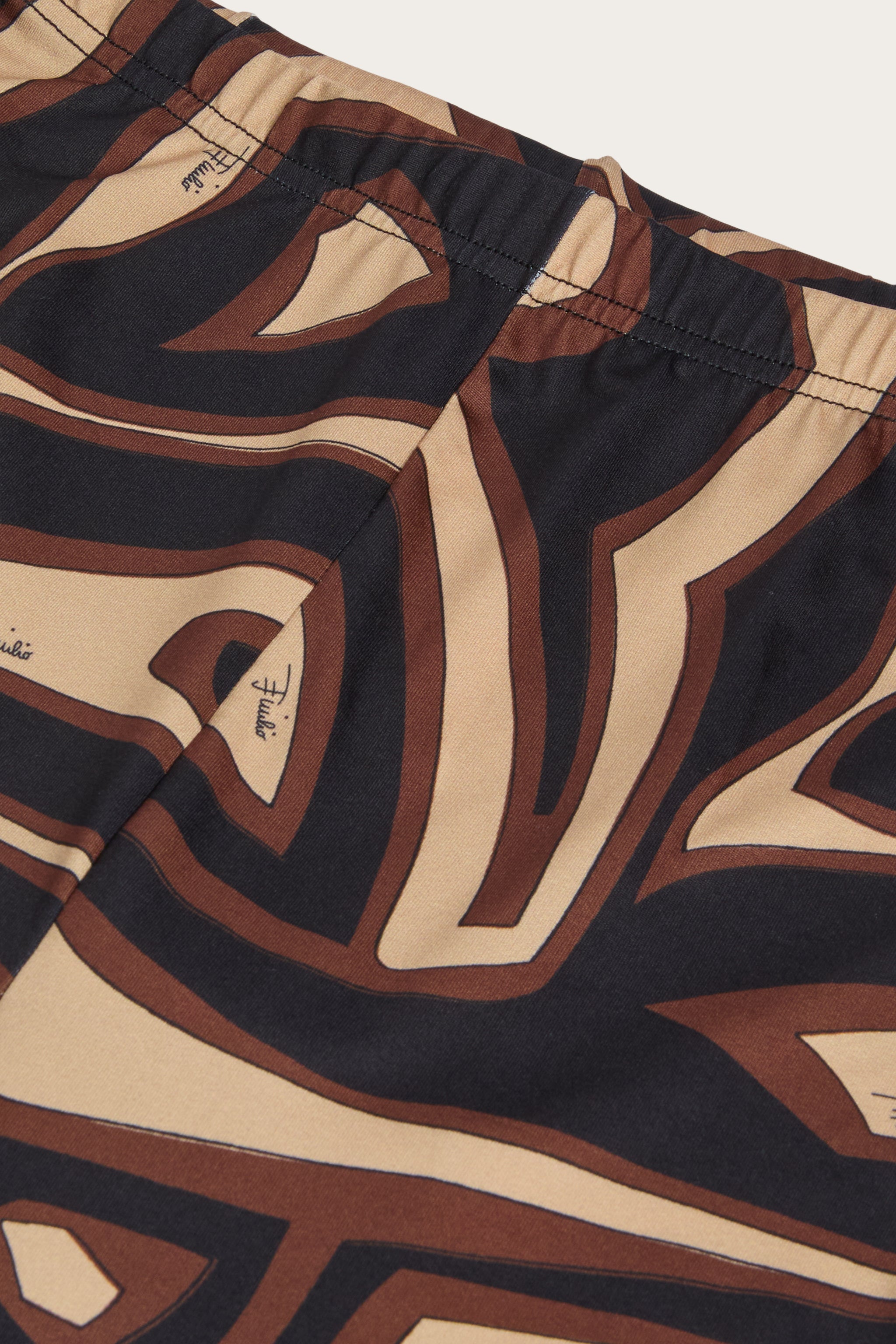 Emilio Pucci Labirinto collant noir or 50 den S
