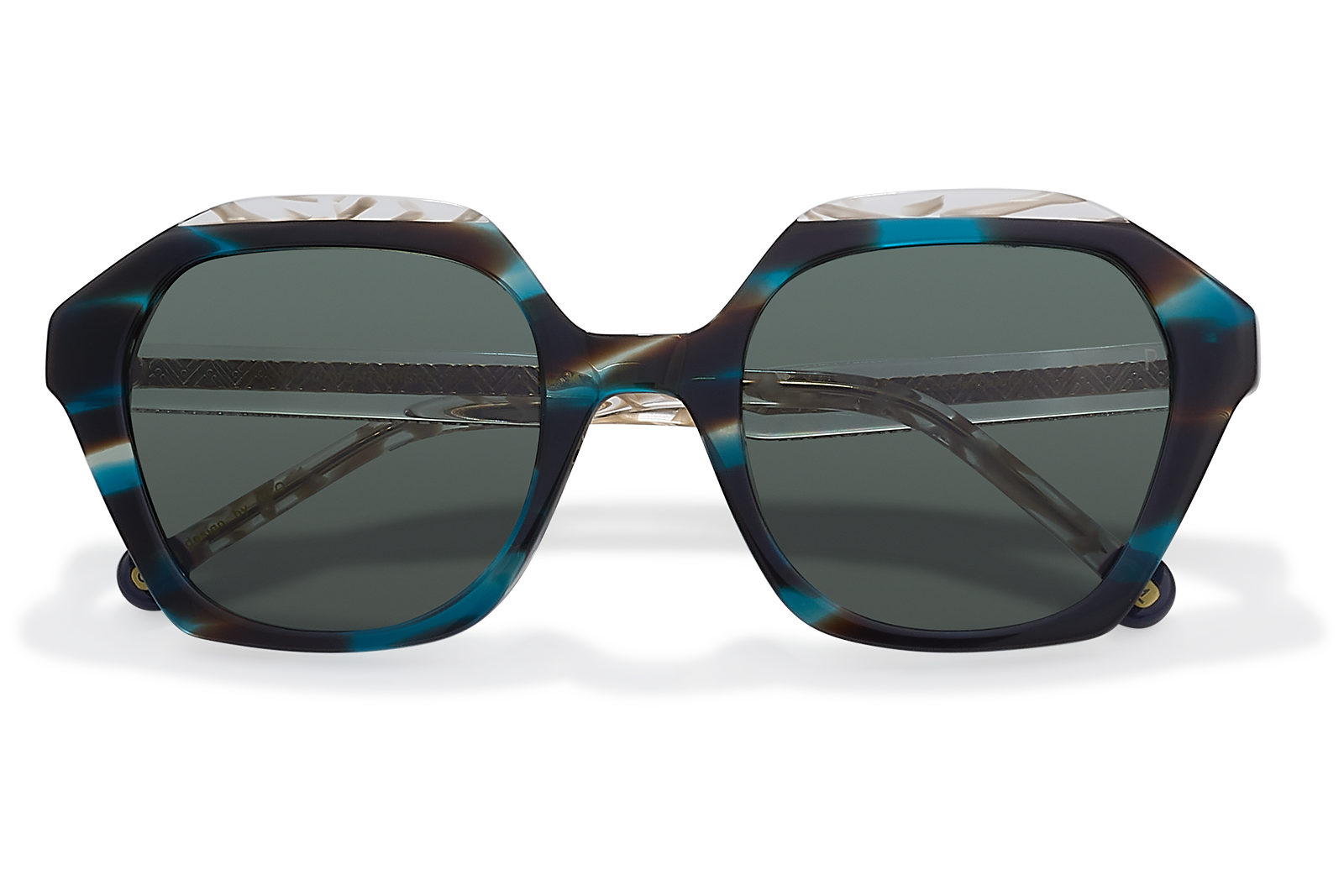 Clémence & Margaux L'Aventurière lunettes de soleil bleu