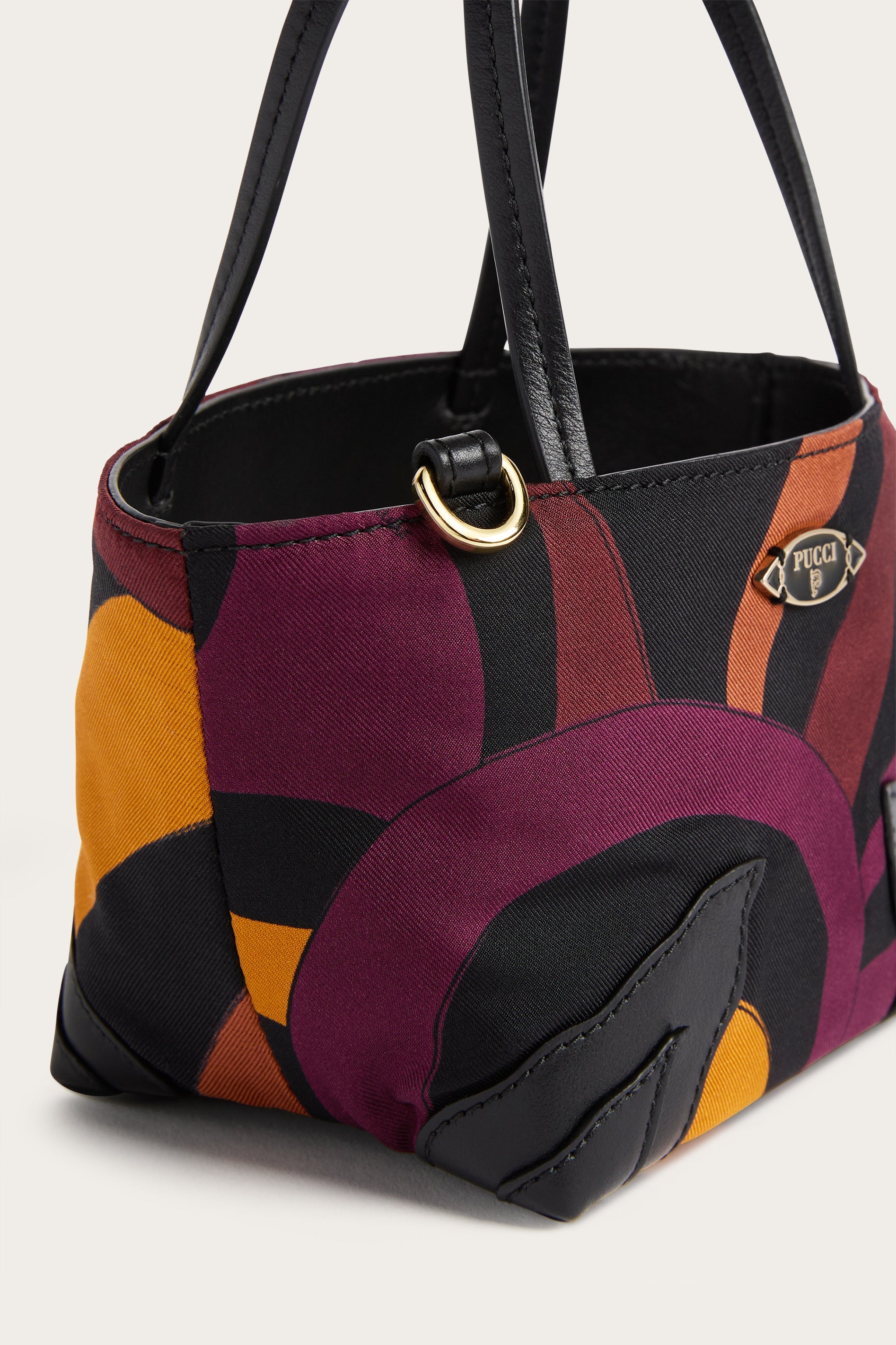 Emilio Pucci Bags Tote Palio Soie Marmo Bordeaux