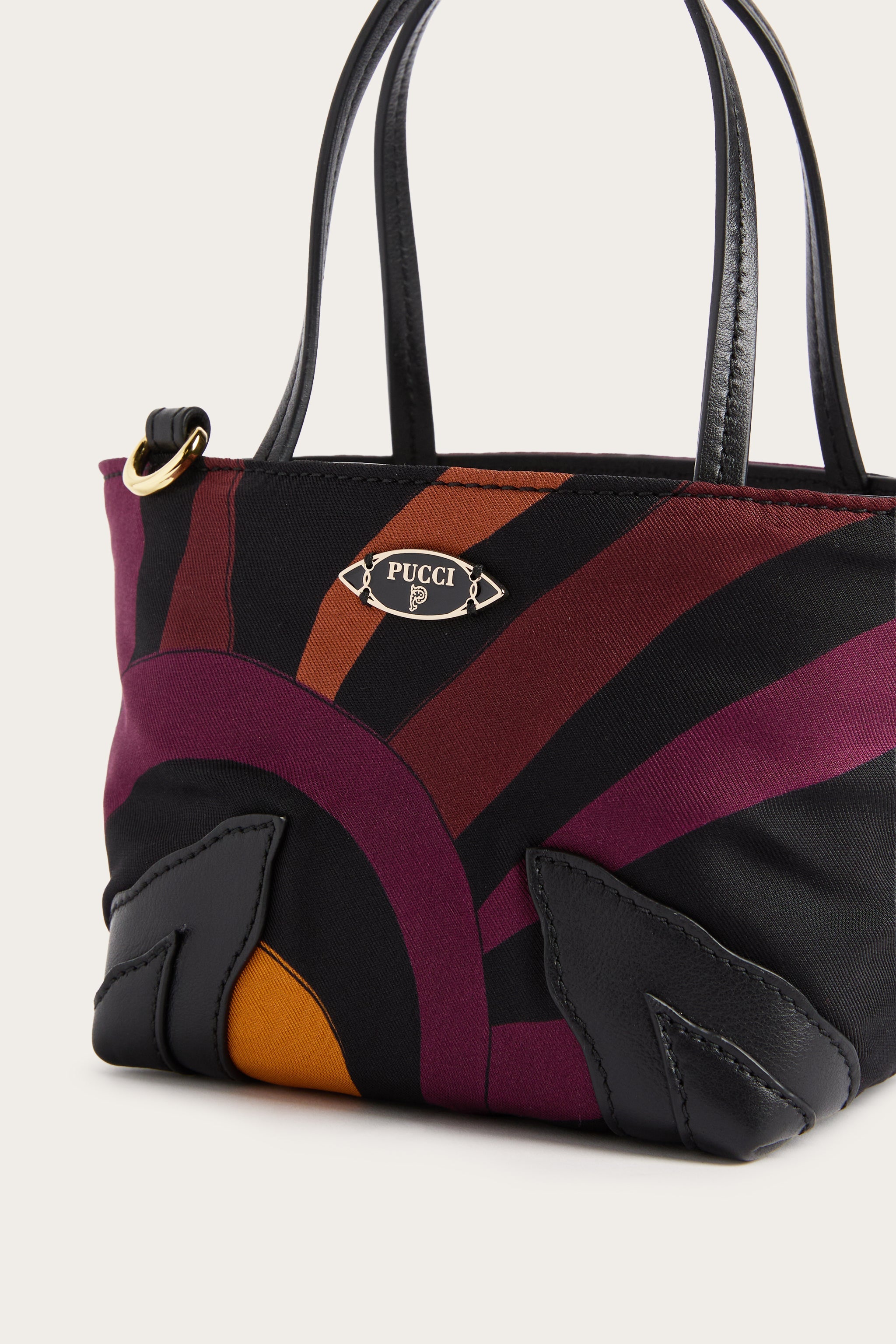 Emilio Pucci Bags Tote Palio Soie Marmo Bordeaux