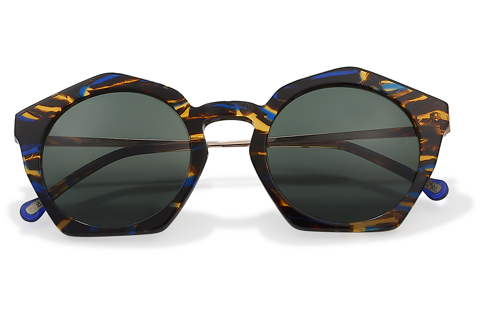 Clémence & Margaux La Vedette lunettes de soleil Brun & Bleu polarisé