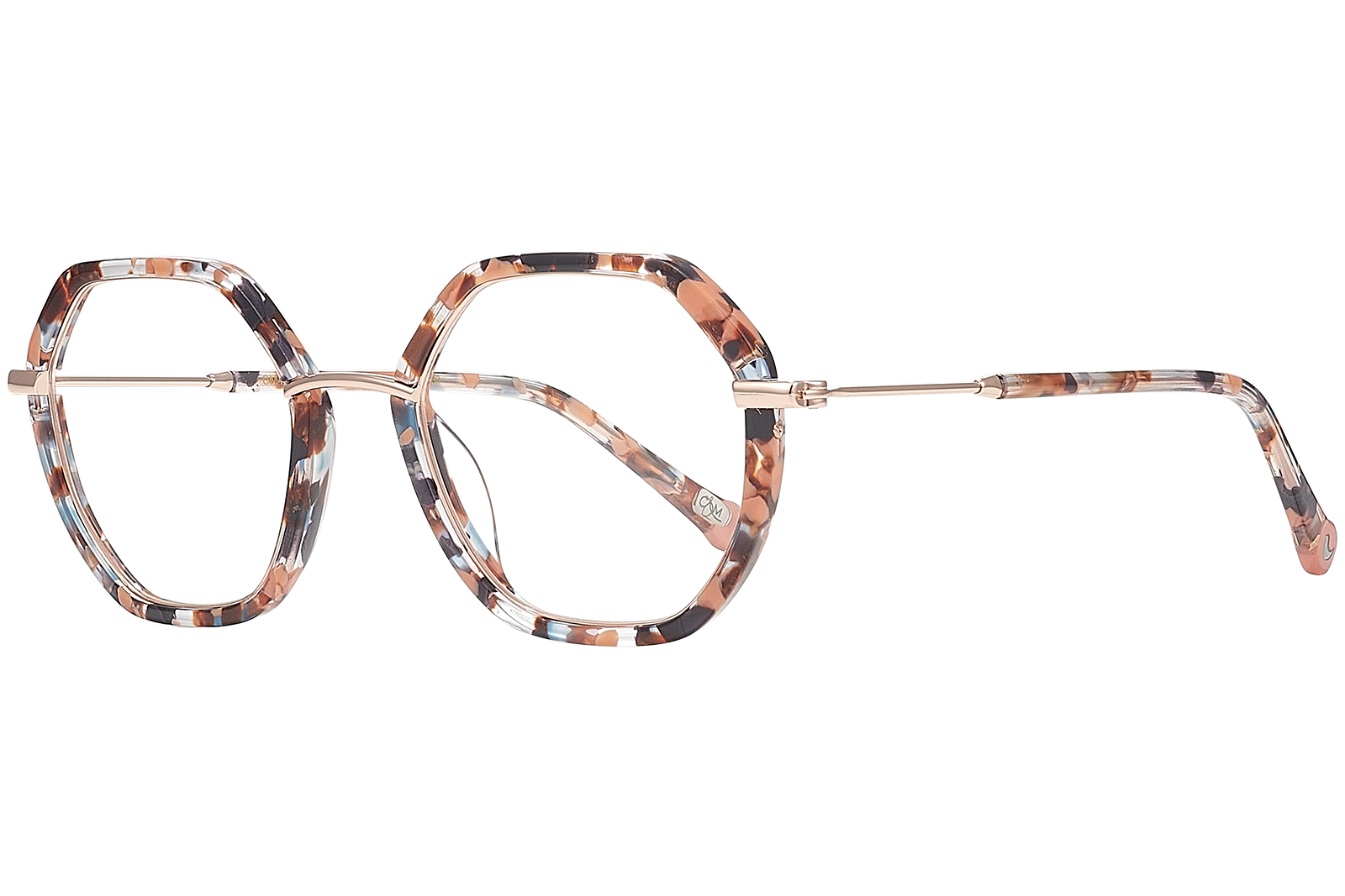 Clémence & Margaux La Joueuse lunettes de vue bleu hexagonale