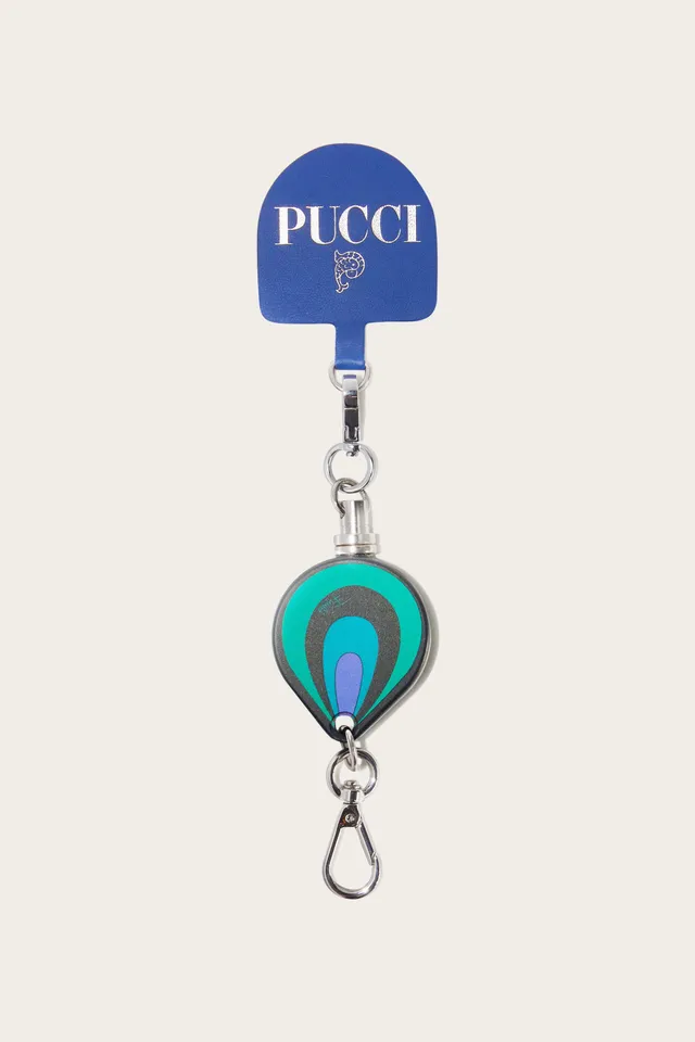 Emilio Pucci Phone Strap dragonne téléphone émeraude