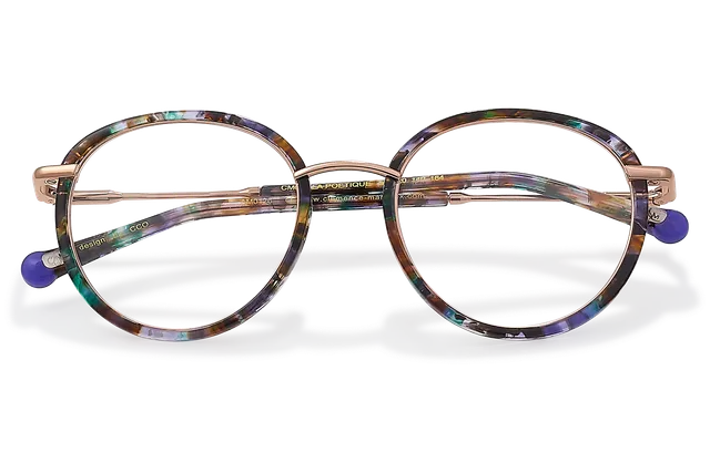 Clémence & Margaux La Poétique lunettes de vue Noir & Blanc pantos