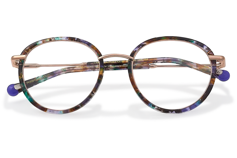 Clémence & Margaux La Poétique lunettes de vue Noir & Blanc pantos