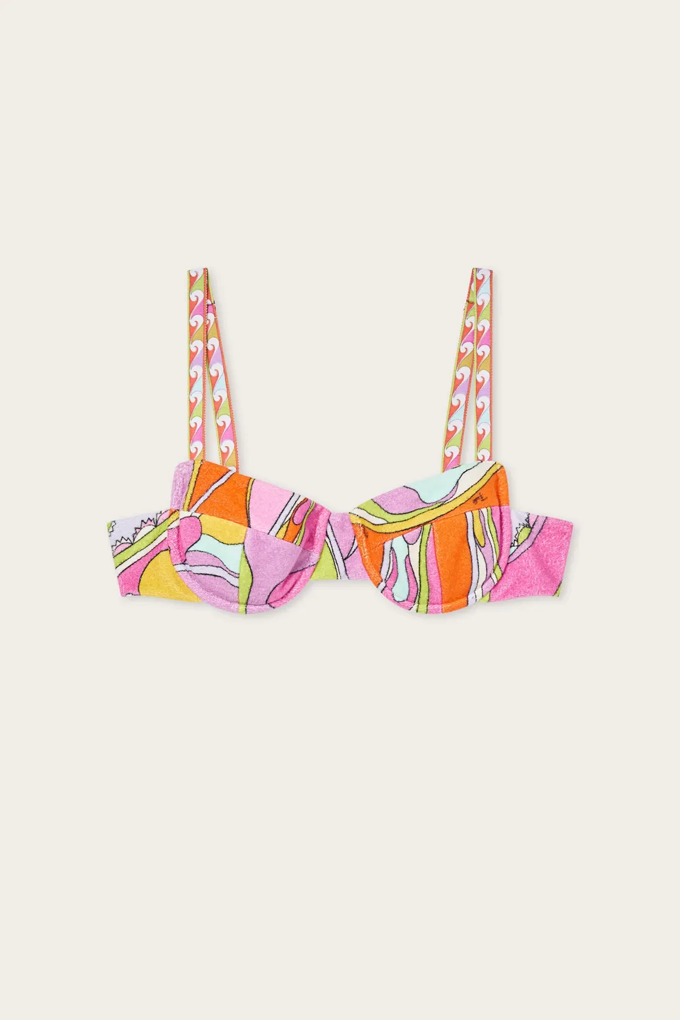 Emilio Pucci Top Orchidee multicolore 38 coton