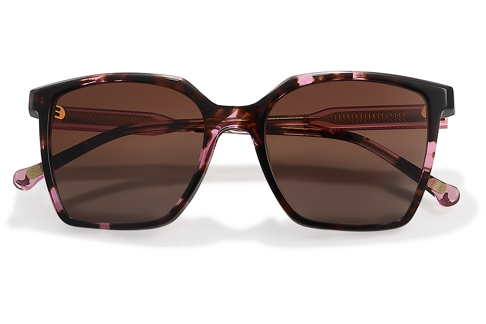 Clémence & Margaux La Villa Turquoise lunettes de soleil écaille claire polarisé