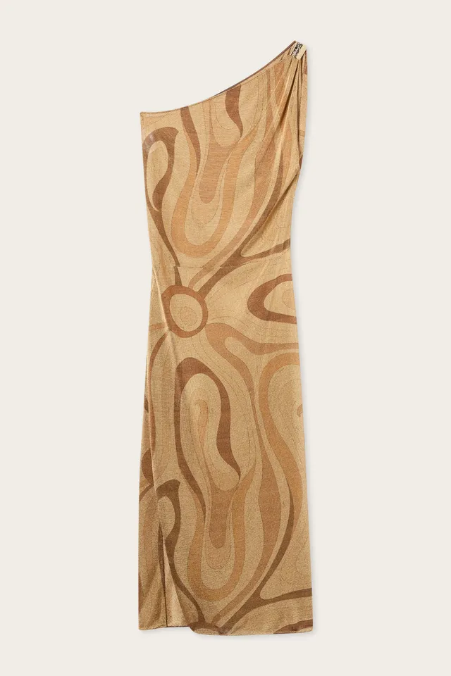 Emilio Pucci DRESSES Abito Marmo robe or lamé