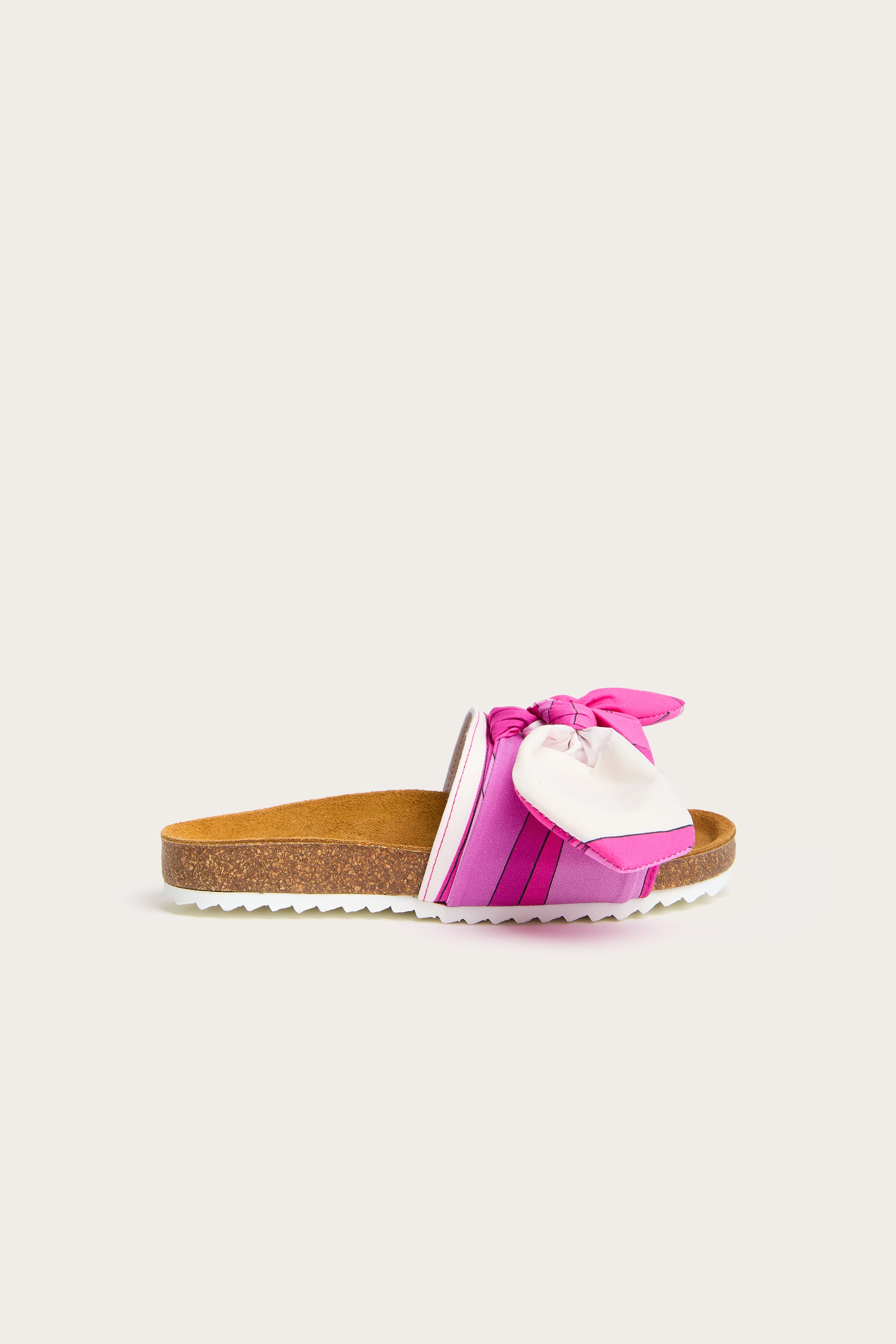 Emilio Pucci Shoes Sandales Onde coton viola/blanc 28