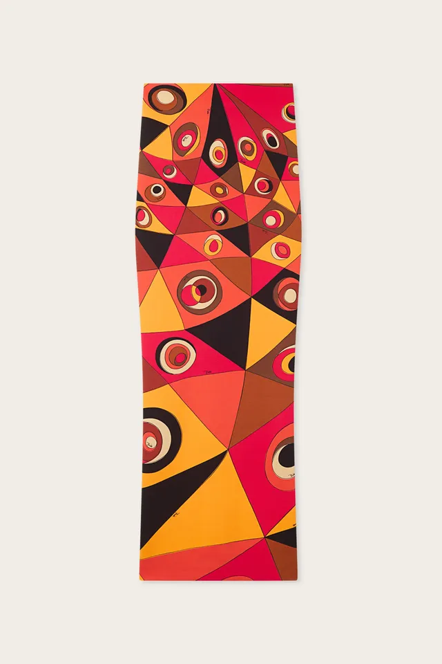 Emilio Pucci SKIRTS jupe orange/noir S Occhi jersey