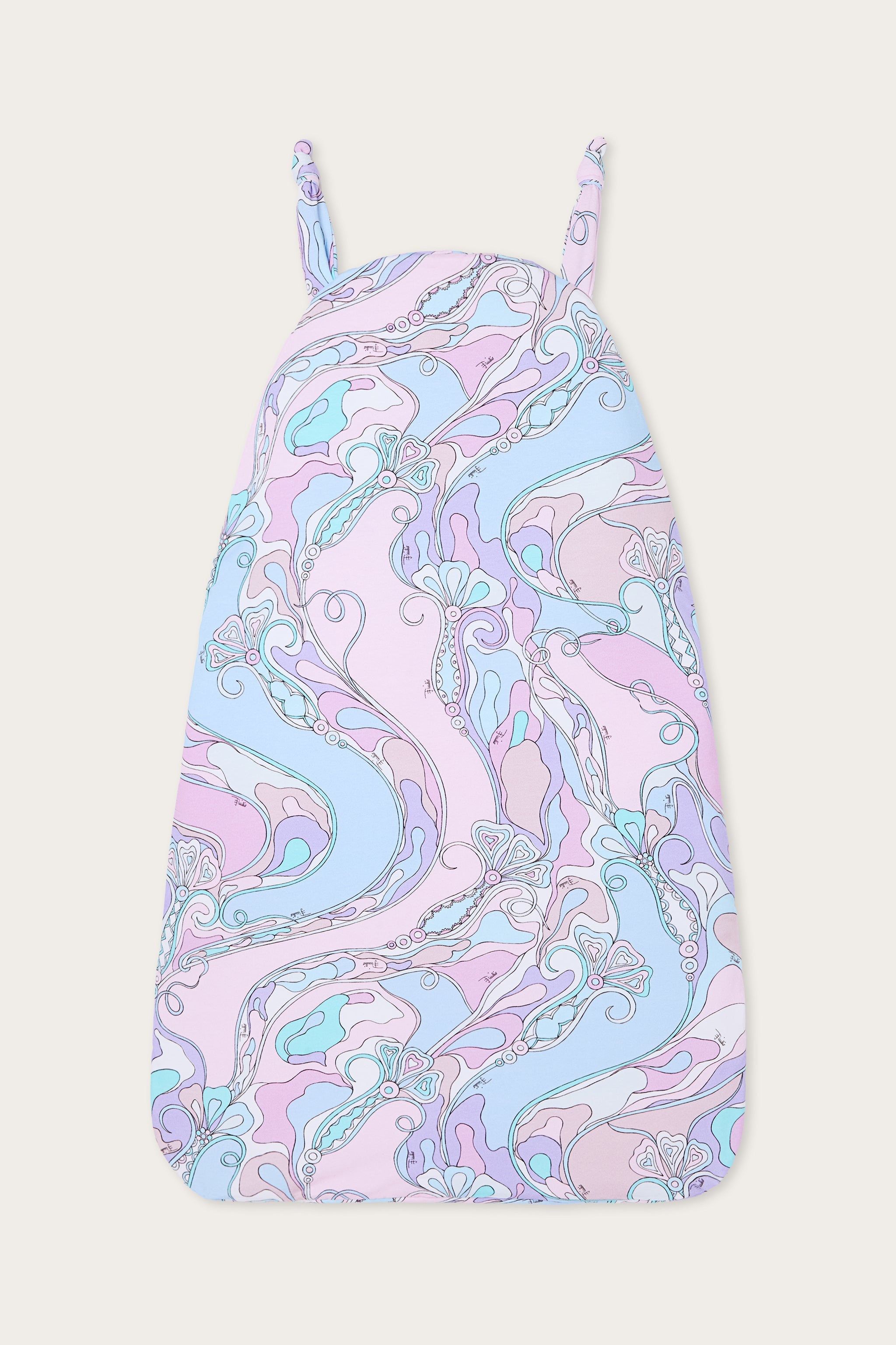 Emilio Pucci Orchidee nid bébé coton rose bleu
