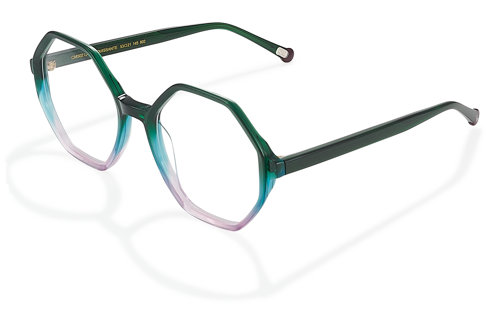 Clémence & Margaux La Réjouissante lunettes de vue Noir octogonale
