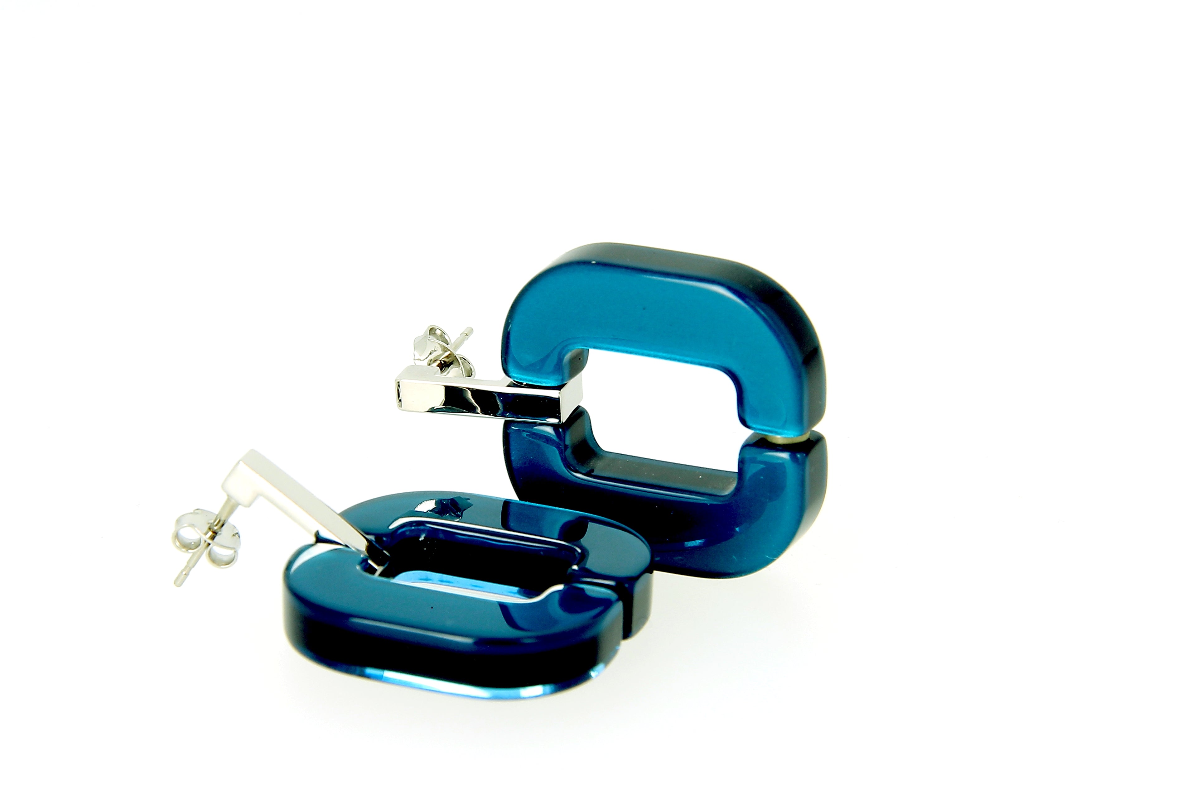 Xavier Derome BO 01 C258 boucles d’oreilles acétate