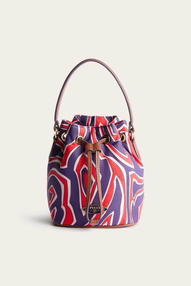 Emilio Pucci Yummy sac seau nylon multicolor