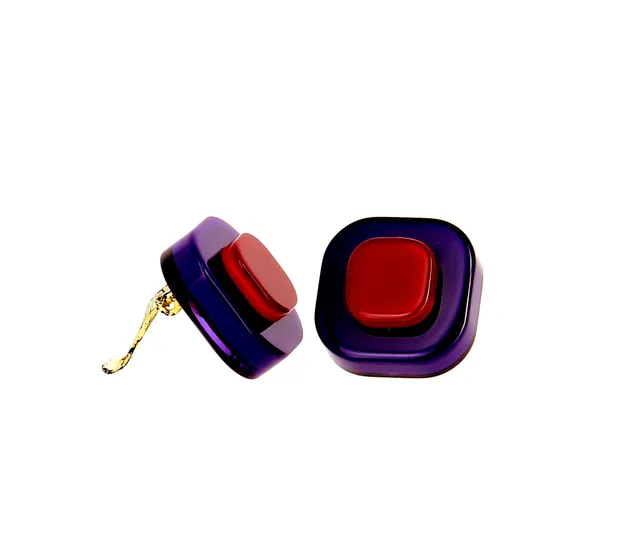 Xavier Derome BO 03 C44-73 boucles clips dorés acétate