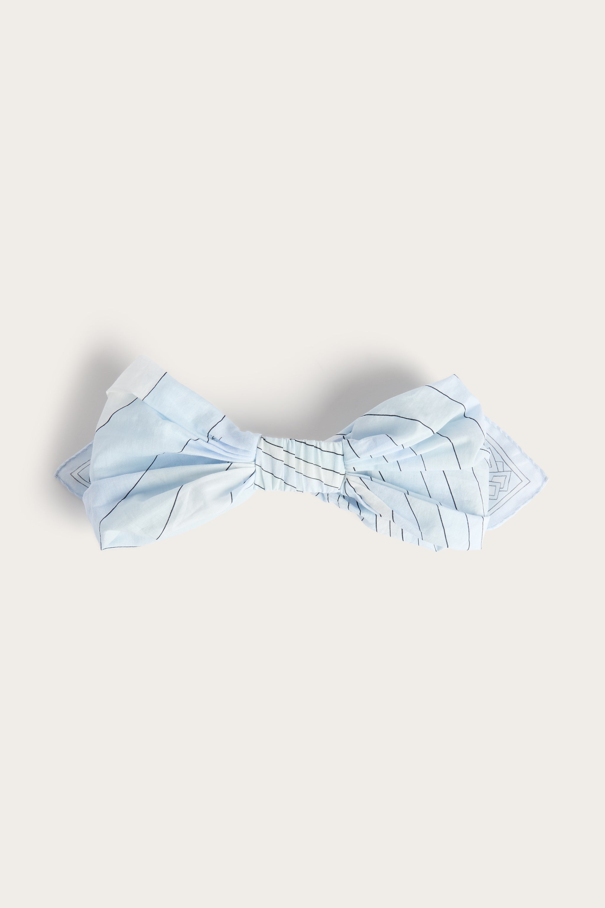 Emilio Pucci Iride bandeau cheveux coton bleu clair