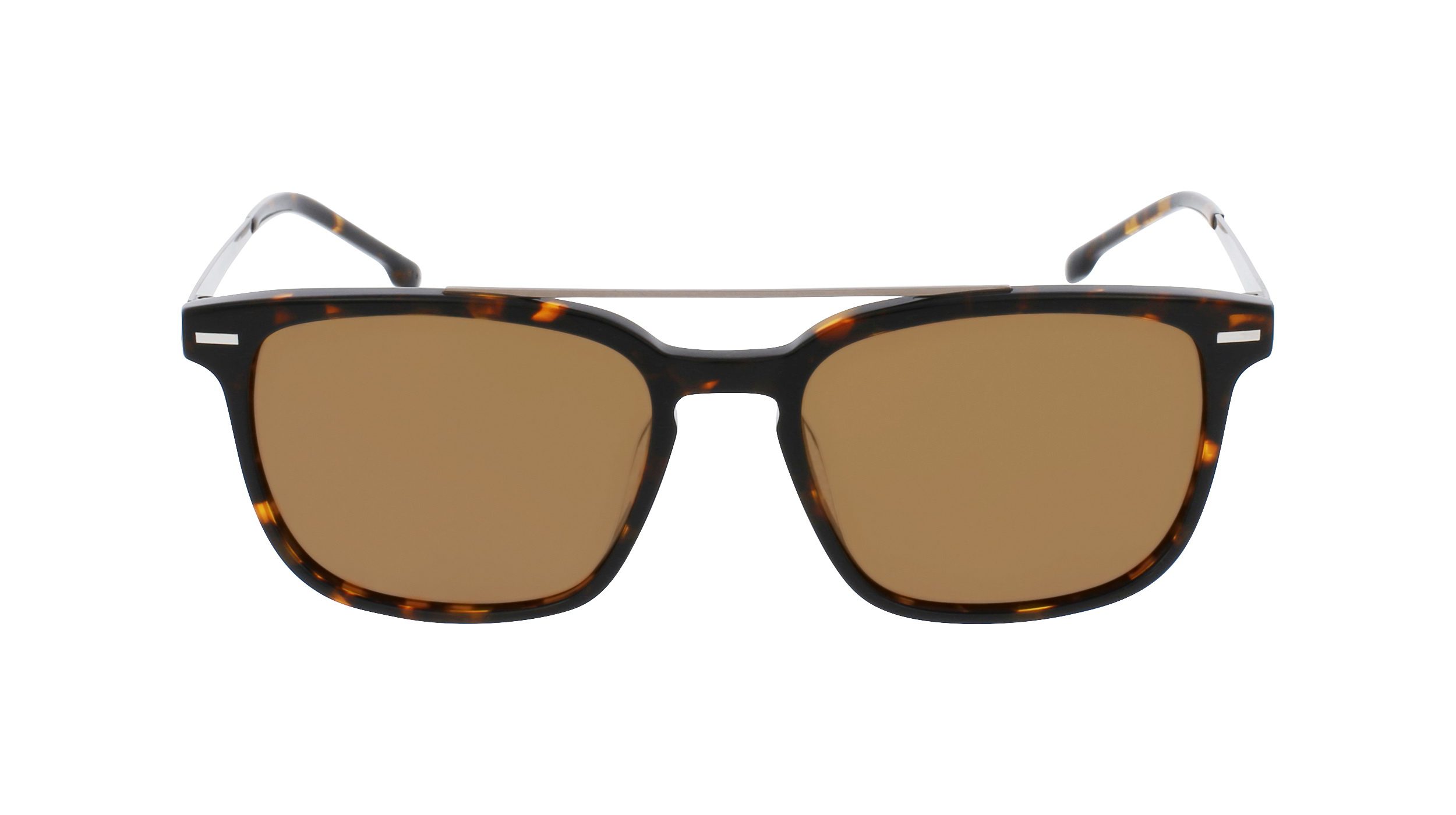 Filium FI S2212 Écaille lunettes de soleil rectangle homme