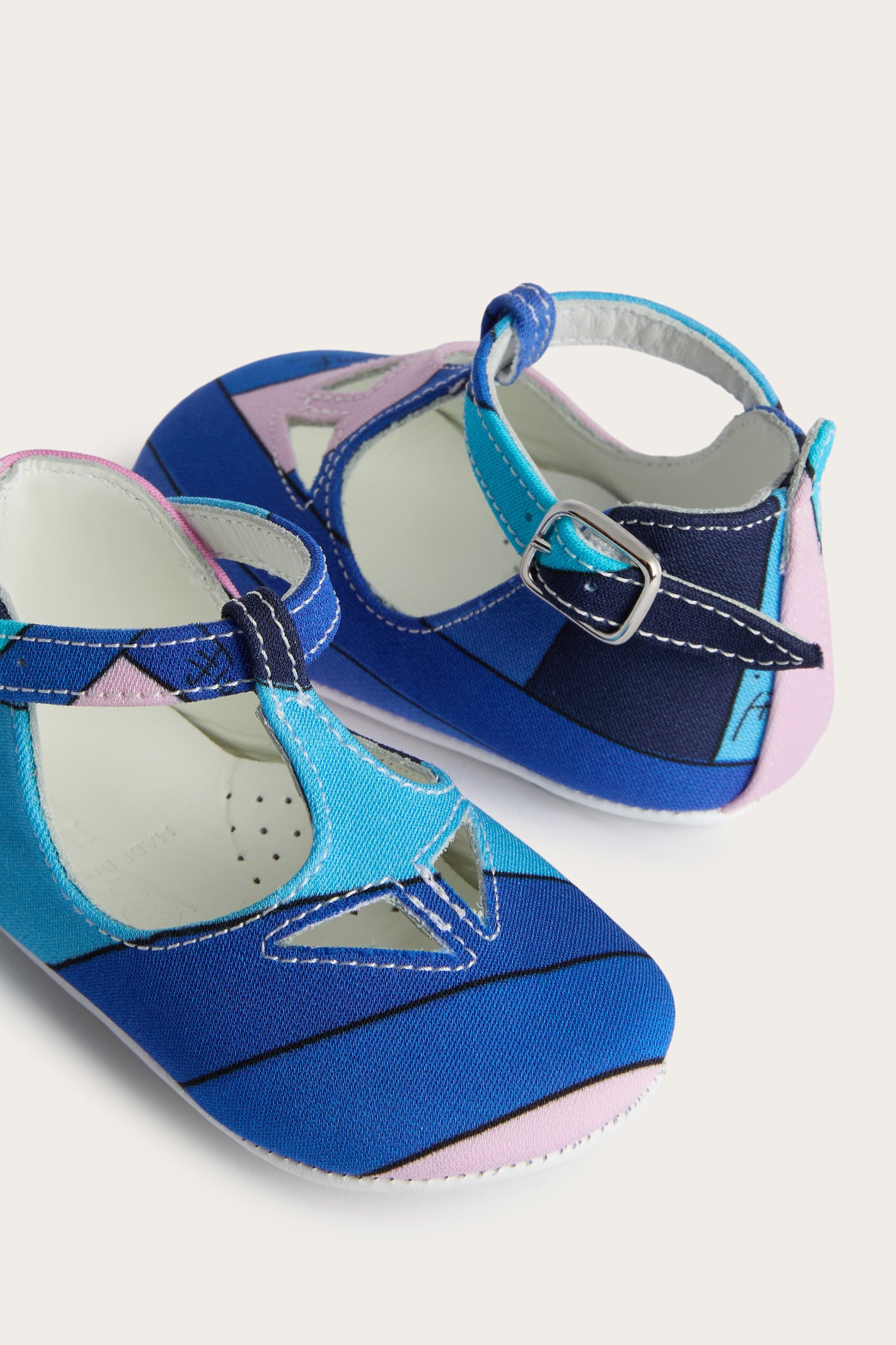 Emilio Pucci ballerines Iride cady bleu clair bébé