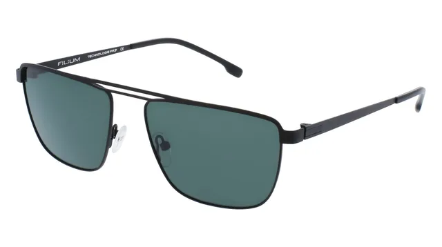 Filium FI S2213 lunettes de soleil noir métal rectangle