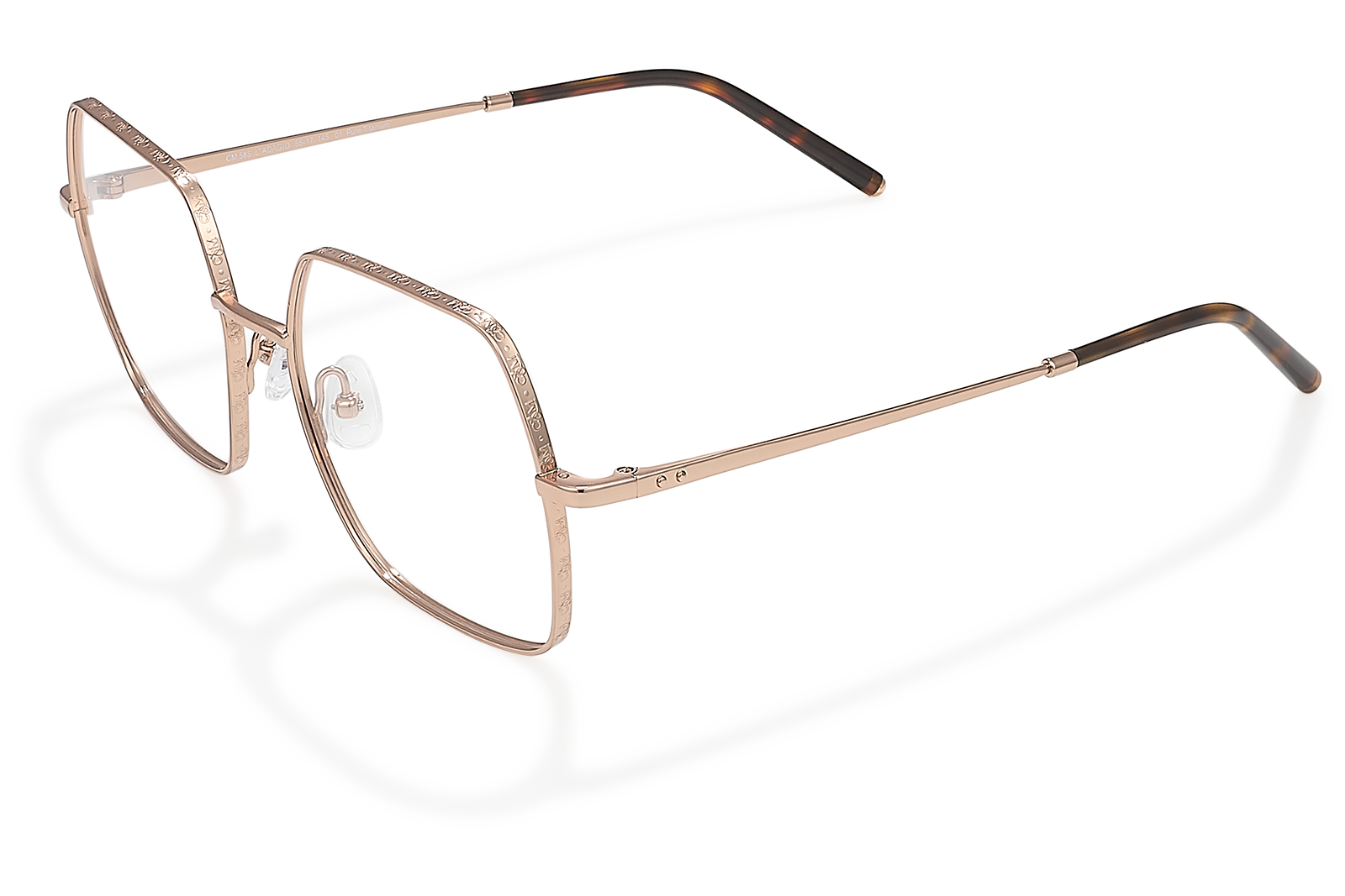 Clémence & Margaux L'Adagio lunettes de vue Doré élégante