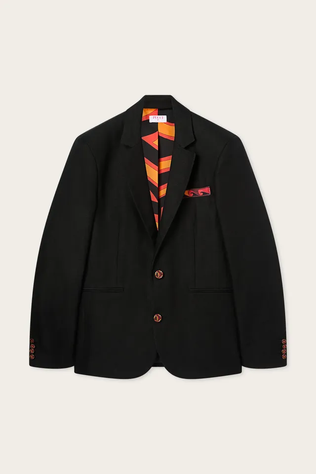 Emilio Pucci Jackets 6HRB066H600999 veste coton noire