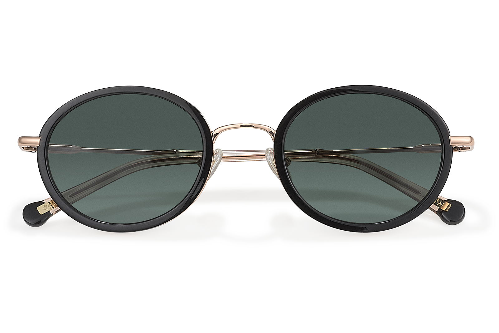 Clémence & Margaux La Sable Rose lunettes de soleil noir doré