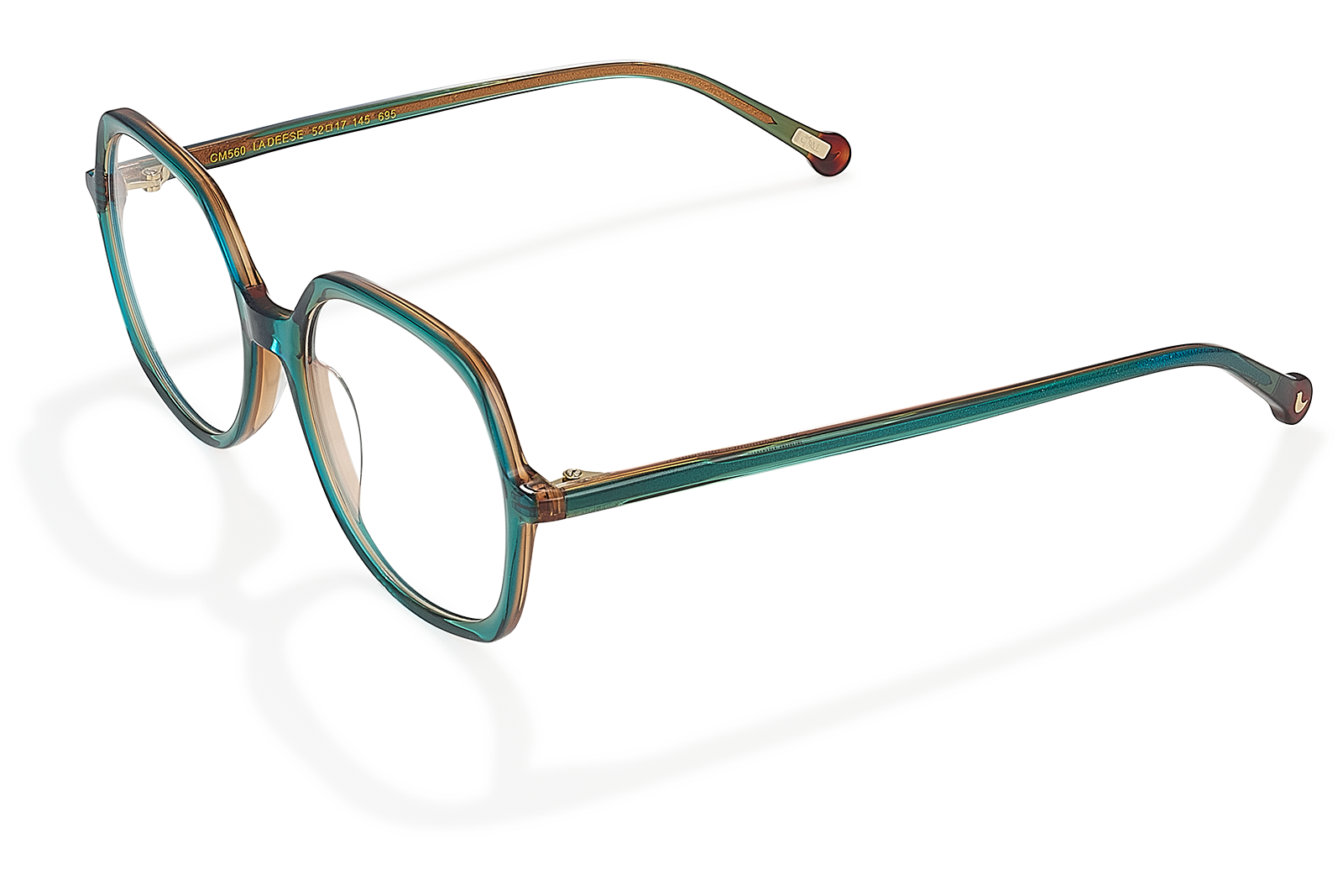 Clémence & Margaux Optiques La Déesse lunettes de vue vert tonneau