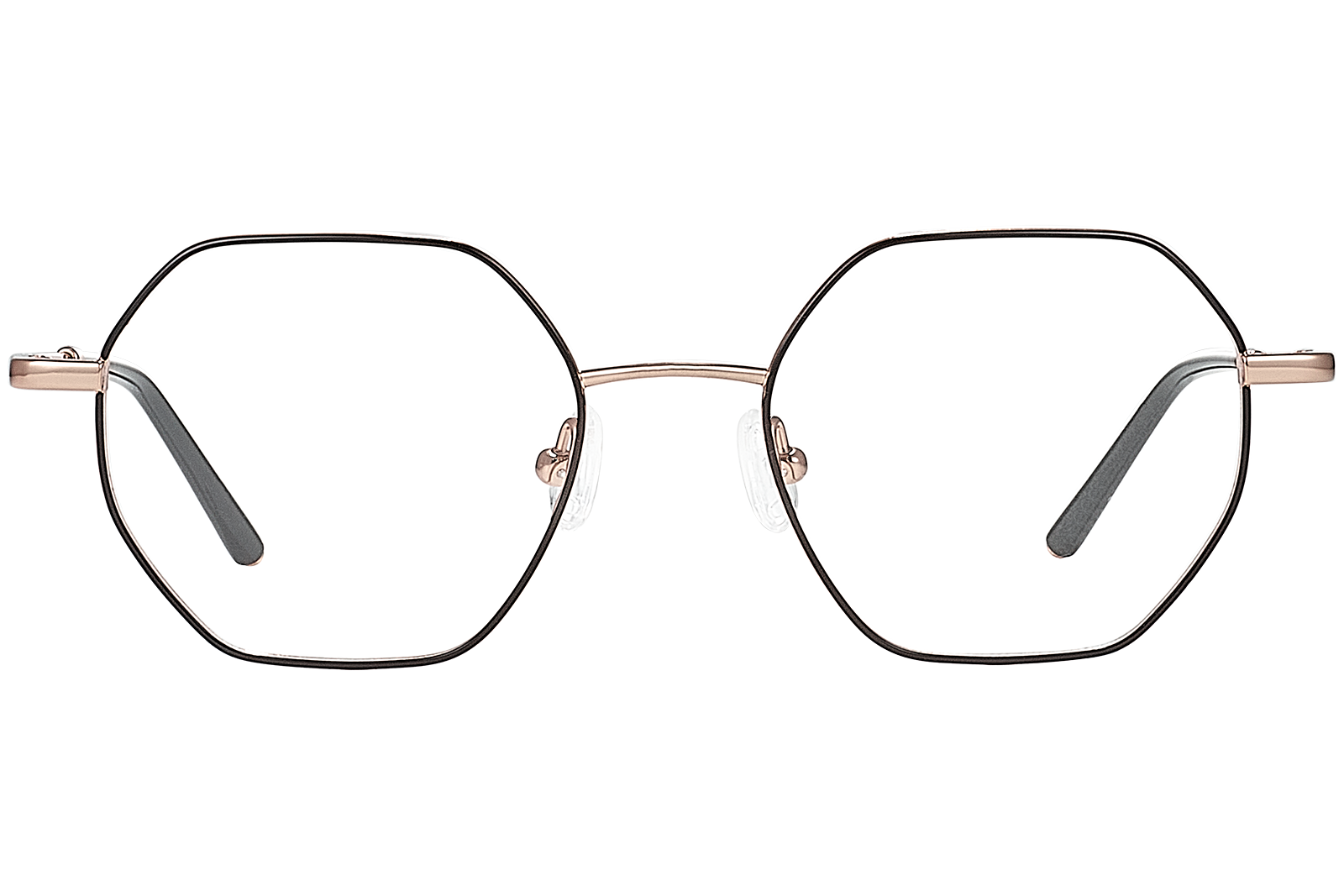 Clémence & Margaux La Small lunettes de vue Doré hexagonale