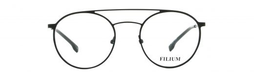 Filium FI 1802 NOIR lunettes de vue noire ronde