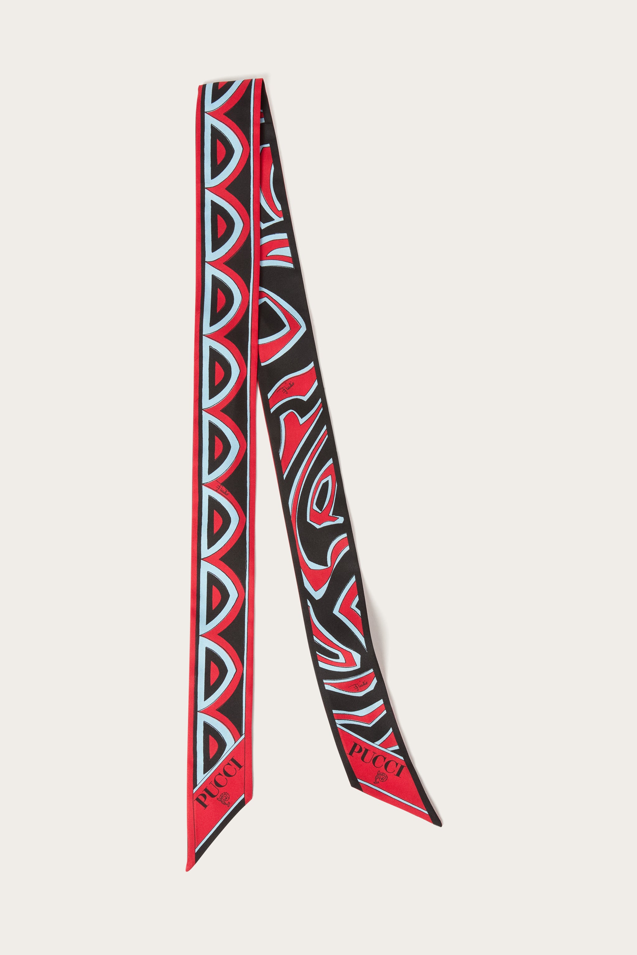 Emilio Pucci Foulard Bandeau Soie Multicolore 5x120