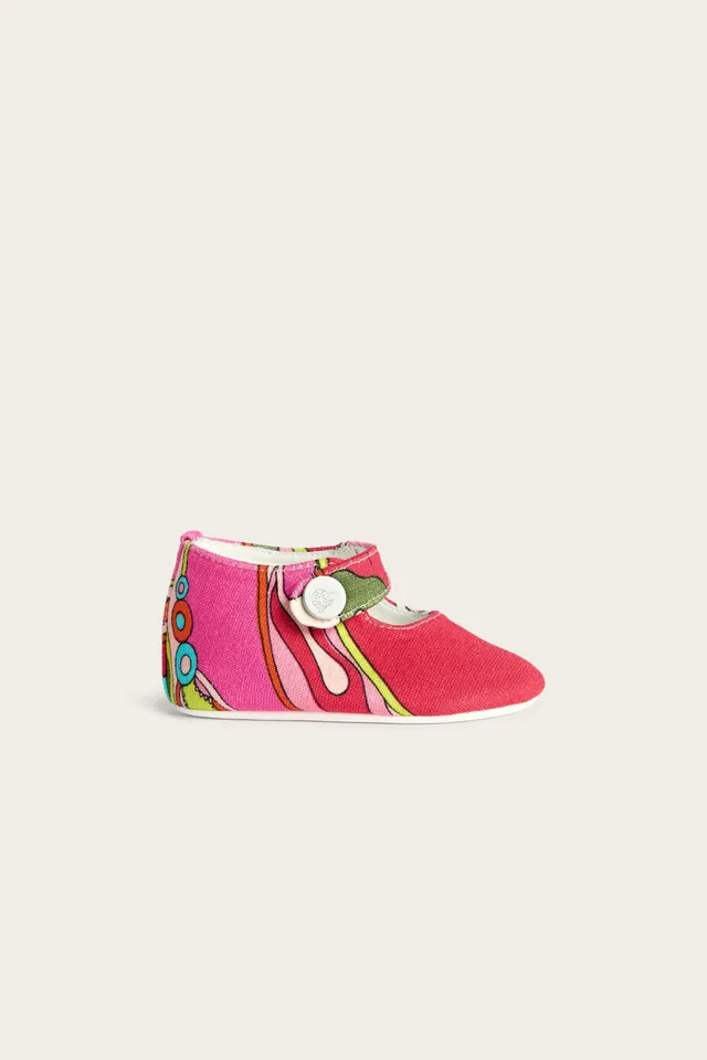 Emilio Pucci Orchidee Ballerines Bebe Fuchsia Jersey