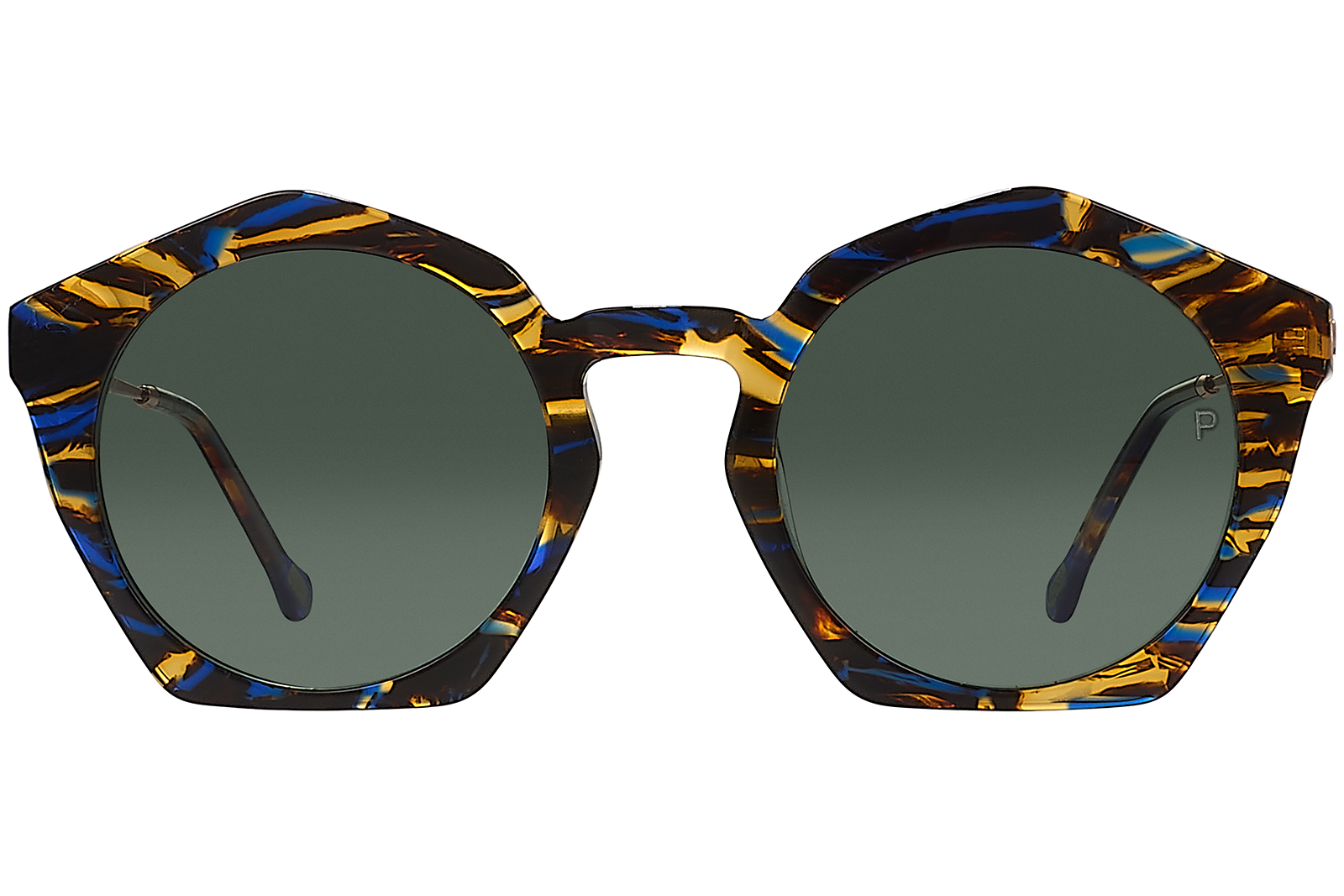 Clémence & Margaux La Vedette lunettes de soleil Brun & Bleu polarisé