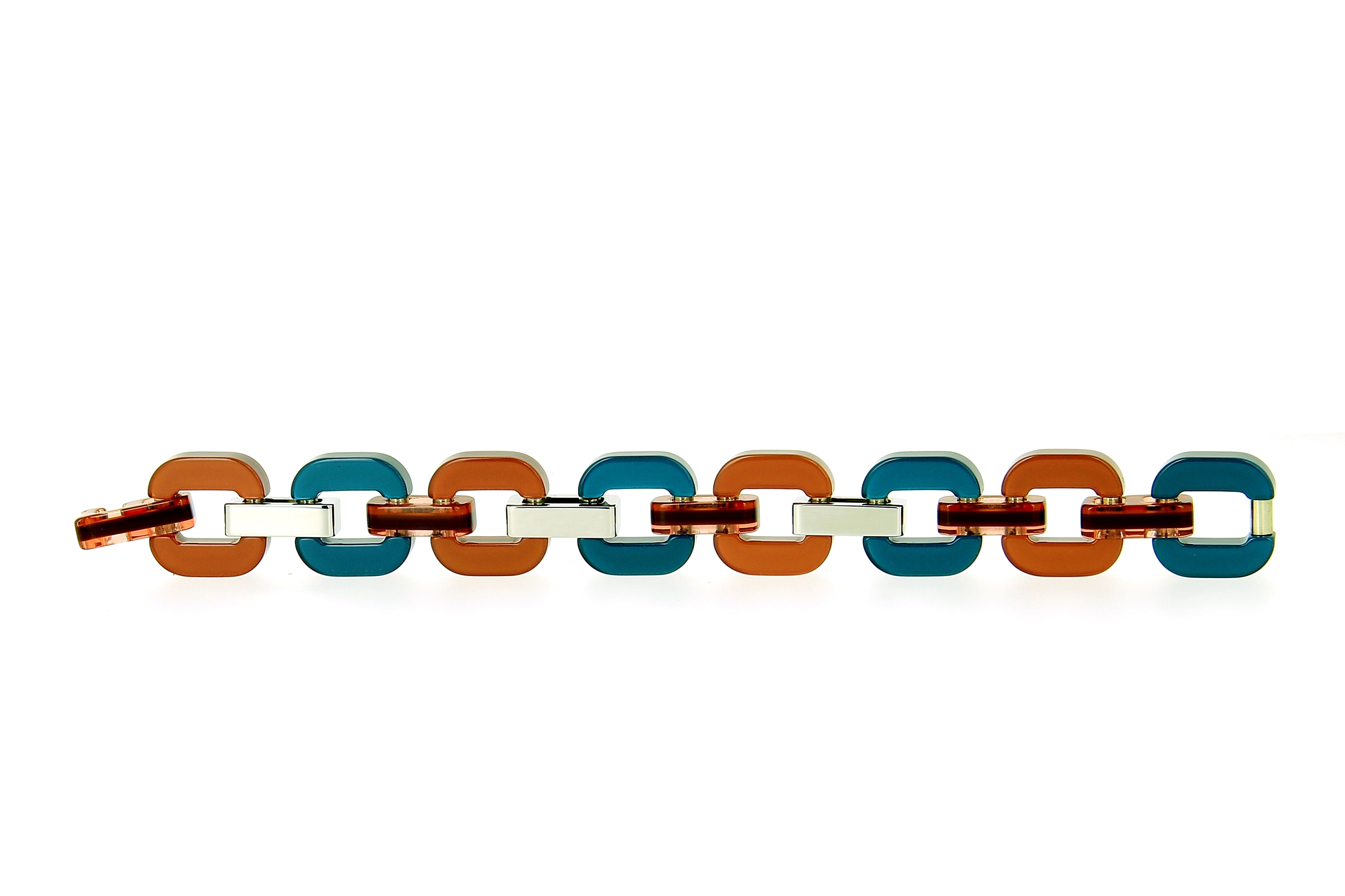 Xavier Derome GO02 MB 257-258 bracelet gourmette nacre