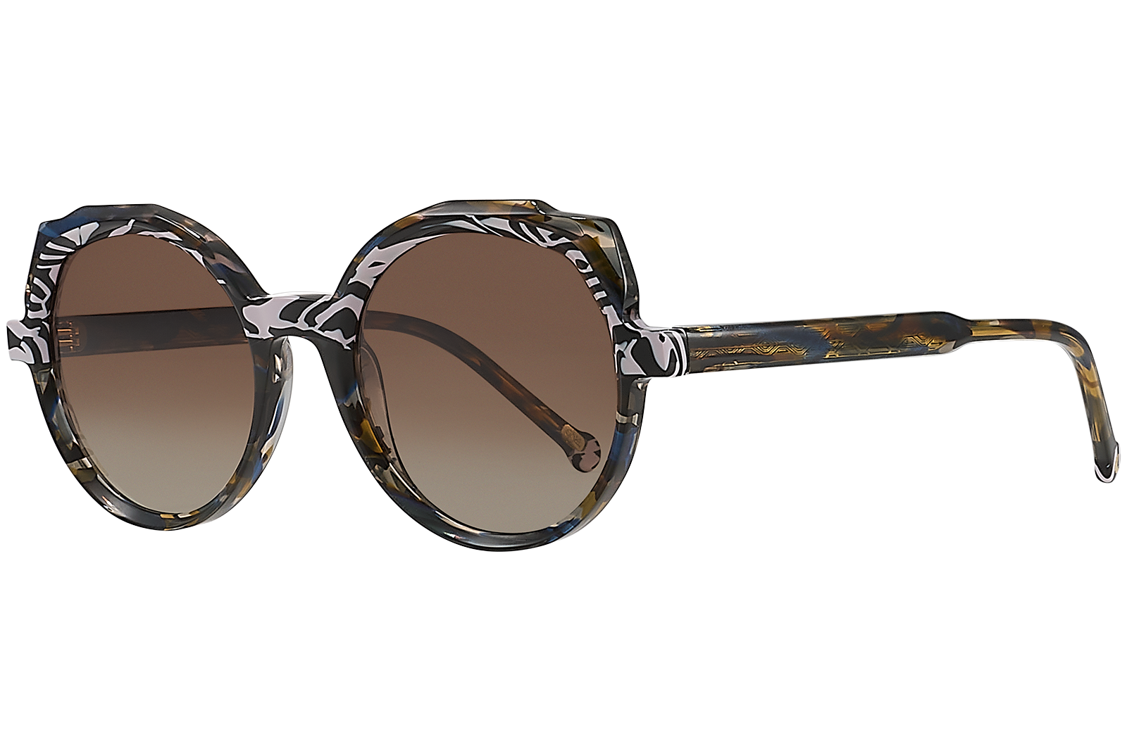 Clémence & Margaux La Céphalonie lunettes de soleil Noir Écaille cat eye